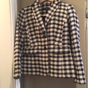 Houndstooth blazer
